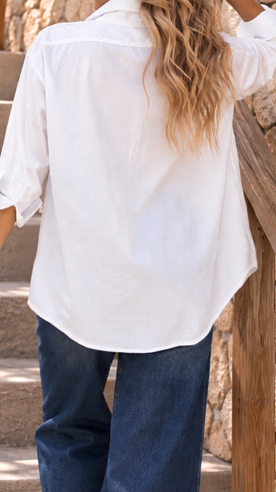 Camisa flores blanca / Avance de Temporada