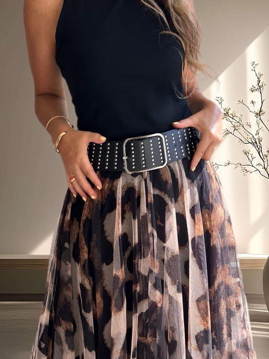 Maxi cinturón negro