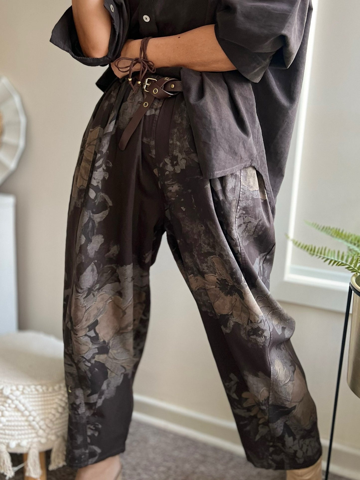 Pantalón diseño café (Italiano 🇮🇹) / Avance de Temporada