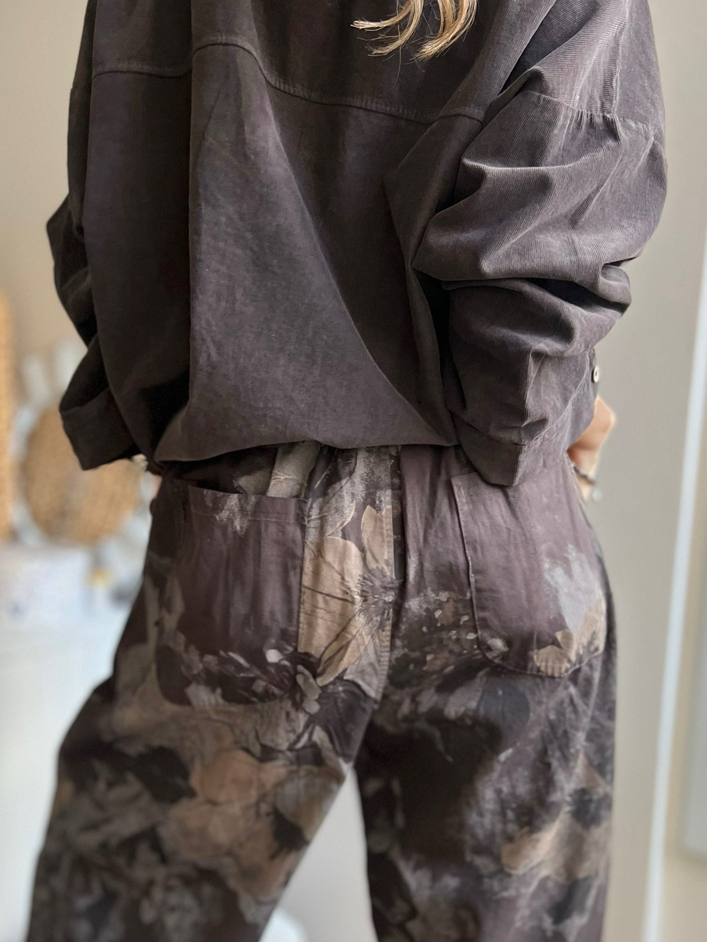 Pantalón diseño café (Italiano 🇮🇹) / Avance de Temporada
