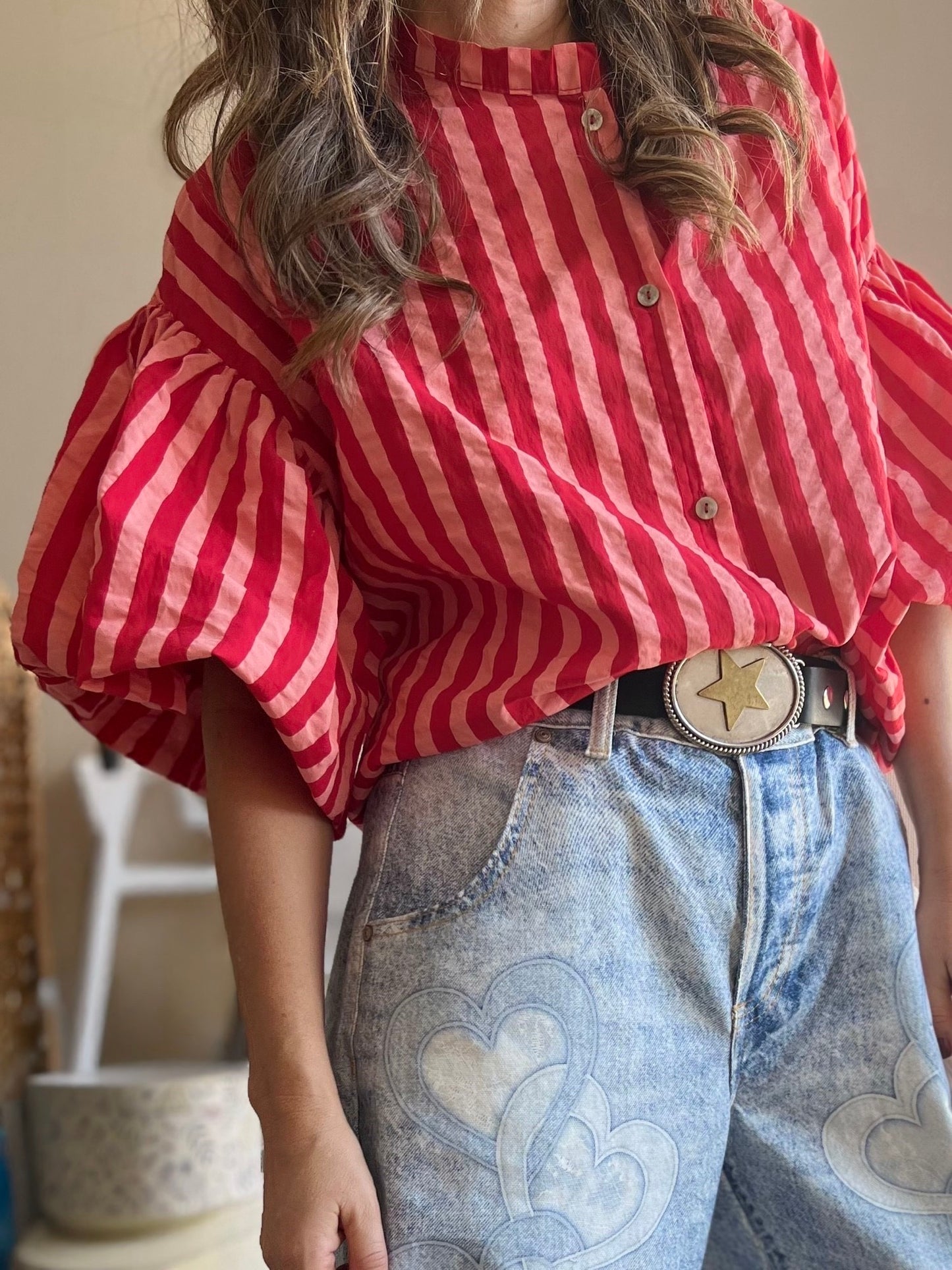 Jeans barrel diseño corazón (Italiano 🇮🇹) / Avance de Temporada