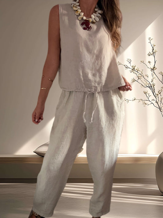 Conjunto Marbella beige