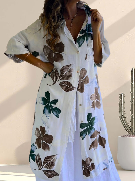 Blusón diseño blanco