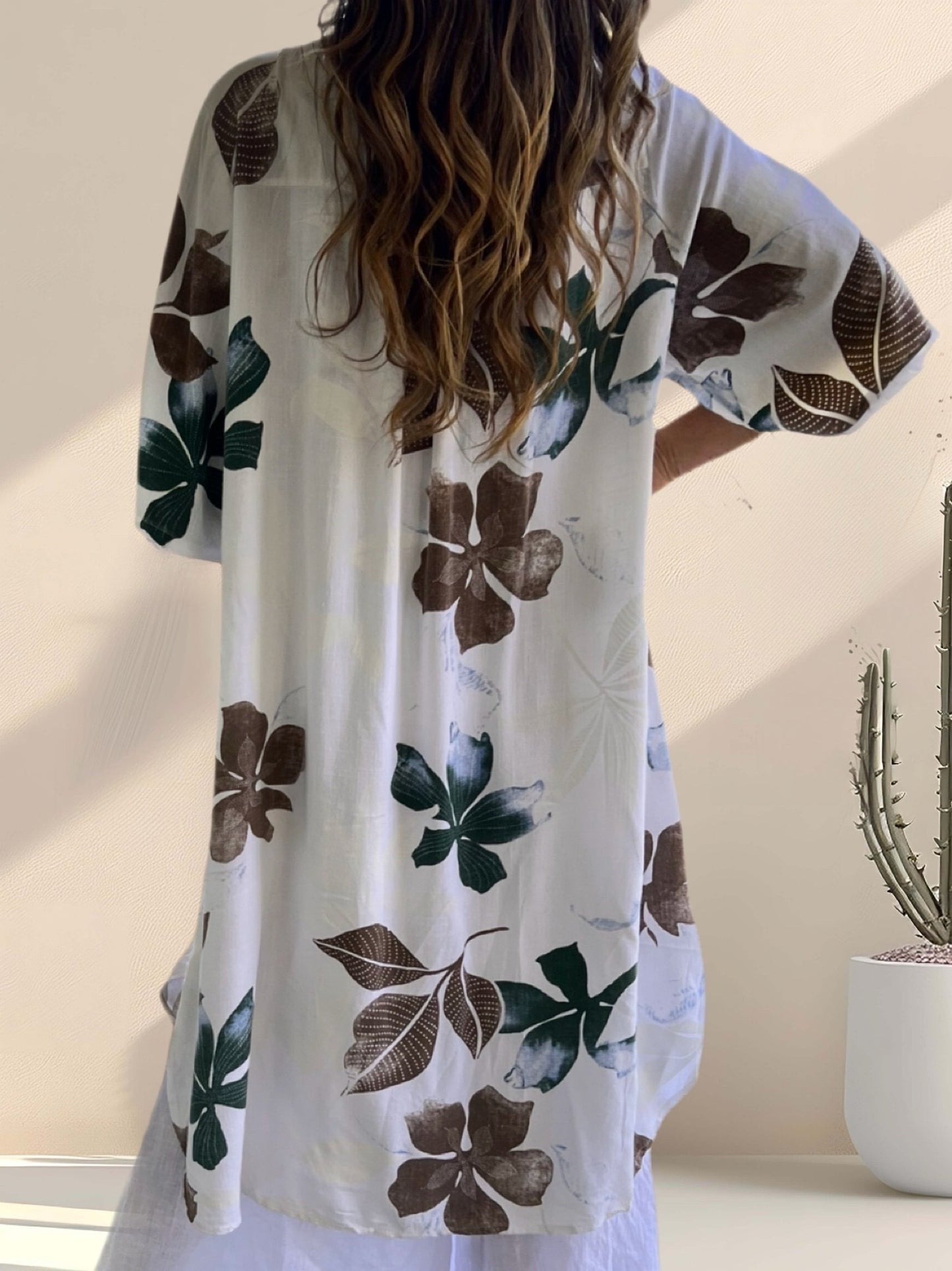 Blusón diseño blanco