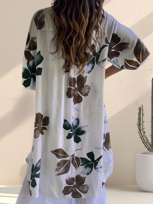 Blusón diseño blanco