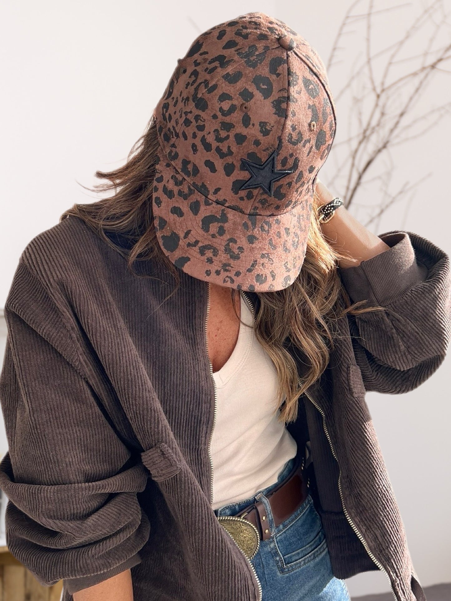 Jockey estrella animal print café